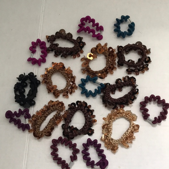 Accessories - HAIR ACCESSORIES 17 NEW PONY ELASTICS inc 9 BEADED